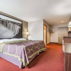 Отель Super 8 by Wyndham Niagara Falls NY США, Ниагара-Фолс - отзывы, цены и фото номеров - забронировать отель Super 8 by Wyndham Niagara Falls NY онлайн комната для гостей фото 3