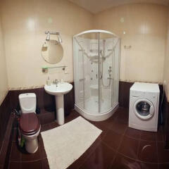 Апартаменты Nsk Flat Apartments Lenina Street Area Новосибирск ванная