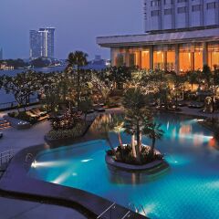 Отель Shangri-la Bangkok бассейн фото 2