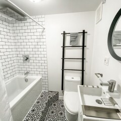 Отель Residence de la Cite Канада, Квебек - отзывы, цены и фото номеров - забронировать отель Residence de la Cite онлайн ванная