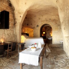 Отель Sextantio Le Grotte Della Civita Матера интерьер отеля