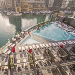 Отель Intercontinental Dubai Marina бассейн фото 3