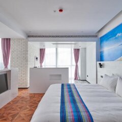 Отель Aizhu Boutique Theme Hotel Китай, Сямынь - отзывы, цены и фото номеров - забронировать отель Aizhu Boutique Theme Hotel онлайн комната для гостей фото 3