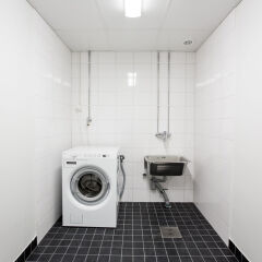 Отель Forenom Aparthotel Helsinki Herttoniemi ванная