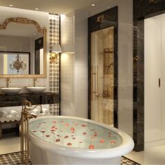 Отель Al Habtoor Polo Resort ванная фото 2