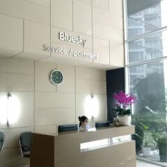 Апартаменты Bluesky Serviced Apartment Airport Plaza интерьер отеля фото 2