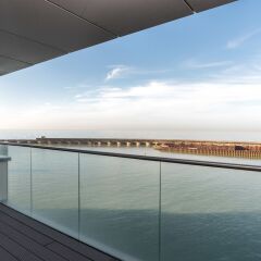 Апартаменты The Boardwalk Apartments балкон