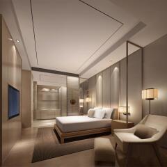 Отель Hilton Shenzhen Shekou Nanhai комната для гостей