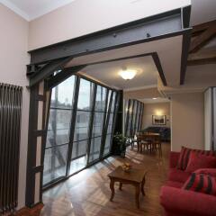Отель EuroResidence Apartament Home комната для гостей