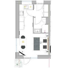 Апартаменты Aalborg Apartments Алборг балкон
