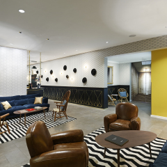 Отель Gatsby Hotel & Restaurant by Happyculture Франция, Шасьё - отзывы, цены и фото номеров - забронировать отель Gatsby Hotel & Restaurant by Happyculture онлайн интерьер отеля фото 3