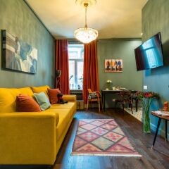 Гостиница Rubinshteina 12 by Ginza Apartments в Санкт-Петербурге отзывы, цены и фото номеров - забронировать гостиницу Rubinshteina 12 by Ginza Apartments онлайн Санкт-Петербург комната для гостей фото 5