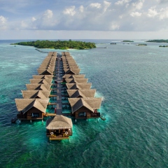 Отель Adaaran Prestige Ocean Villas Остров Гасфинолу приотельная территория