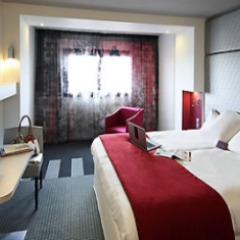 Отель Mercure Paris Montmartre Sacré Coeur 4* Улучшенный номер с различными типами кроватей фото 23