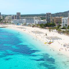 Отель HSM Sándalo Beach пляж