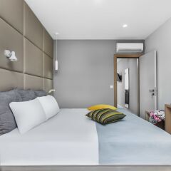 Отель Nymphes Deluxe Accommodation Греция, Пефкохори - отзывы, цены и фото номеров - забронировать отель Nymphes Deluxe Accommodation онлайн комната для гостей фото 4