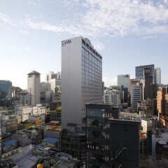 Отель Solaria Nishitetsu Hotel Seoul Myeongdong Южная Корея, Сеул - 1 отзыв об отеле, цены и фото номеров - забронировать отель Solaria Nishitetsu Hotel Seoul Myeongdong онлайн балкон