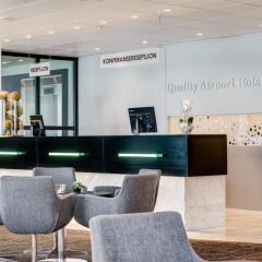 Quality Hotel Airport Vaernes интерьер отеля фото 2