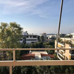 Апартаменты Perfect sea view apartment in Voula балкон