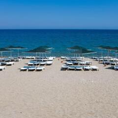Larissa Blue Hotel пляж