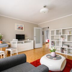 Апартаменты P&O Apartments Stegny 3 Варшава комната для гостей фото 4