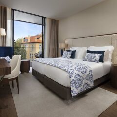 Отель Boeira Garden Hotel Porto Gaia, Curio Collection by Hilton Португалия, Вила-Нова-ди-Гая - отзывы, цены и фото номеров - забронировать отель Boeira Garden Hotel Porto Gaia, Curio Collection by Hilton онлайн комната для гостей фото 3