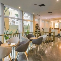 Hotel Villa de Laredo гостиничный бар
