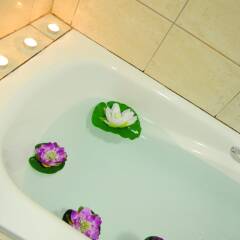 Отель Avalon Hotel Thessaloniki Греция, Ферми - 3 отзыва об отеле, цены и фото номеров - забронировать отель Avalon Hotel Thessaloniki онлайн ванная фото 2