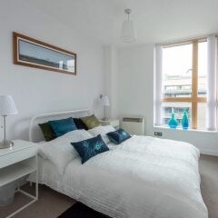 Отель Top Floor Modern 2BD Flat in Northern Quarter Великобритания, Манчестер - отзывы, цены и фото номеров - забронировать отель Top Floor Modern 2BD Flat in Northern Quarter онлайн комната для гостей фото 3