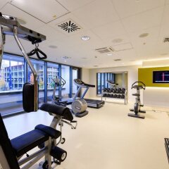 Отель Novotel München City Arnulfpark Германия, Мюнхен - 2 отзыва об отеле, цены и фото номеров - забронировать отель Novotel München City Arnulfpark онлайн фитнесс-зал фото 2