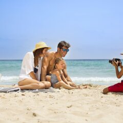 Отель Hipotels Bahía Grande Aparthotel пляж фото 2