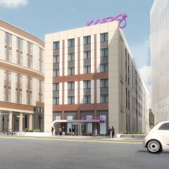 Отель Moxy Glasgow Merchant City Великобритания, Глазго - отзывы, цены и фото номеров - забронировать отель Moxy Glasgow Merchant City онлайн городской автобус
