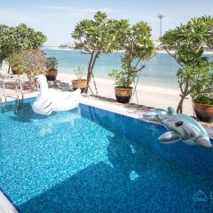 Отель Dream Inn Dubai - Royal Palm Beach Villa ОАЭ, Дубай - отзывы, цены и фото номеров - забронировать отель Dream Inn Dubai - Royal Palm Beach Villa онлайн бассейн
