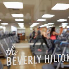 Отель The Beverly Hilton фитнесс-зал