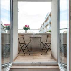 Отель P&O Apartments Emilii Plater 3 Польша, Варшава - отзывы, цены и фото номеров - забронировать отель P&O Apartments Emilii Plater 3 онлайн балкон