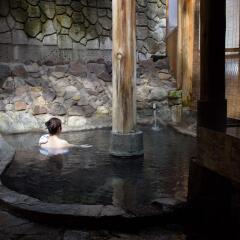 Отель Hatcho no Yu Hot Spring Ryokan Никко сауна