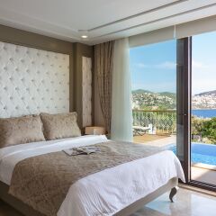 Villa Lycia View by Akdenizvillam Турция, Калкан - отзывы, цены и фото номеров - забронировать отель Villa Lycia View by Akdenizvillam онлайн комната для гостей фото 5