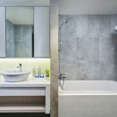 Отель Shama Lakeview Asoke Bangkok Бангкок ванная