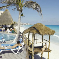 Отель Oleo Cancun Playa All Inclusive Boutique Resort Мексика, Канкун - 1 отзыв об отеле, цены и фото номеров - забронировать отель Oleo Cancun Playa All Inclusive Boutique Resort онлайн пляж фото 3