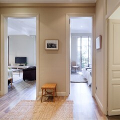 Апартаменты Habitat Apartments Barcelona Balconies Барселона сейф в номере