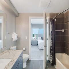 Отель Gallery Bethesda Apartments США, Бетесда - отзывы, цены и фото номеров - забронировать отель Gallery Bethesda Apartments онлайн ванная
