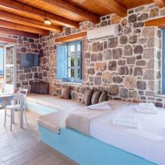 Отель H Hotel Pserimos Villas Греция, Калимнос - отзывы, цены и фото номеров - забронировать отель H Hotel Pserimos Villas онлайн комната для гостей фото 5
