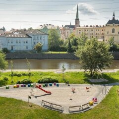 Отель Irida Plzen Пльзень приотельная территория