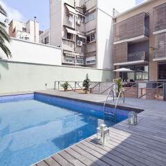 Отель Gracia Pool Flats Испания, Барселона - отзывы, цены и фото номеров - забронировать отель Gracia Pool Flats онлайн бассейн фото 2