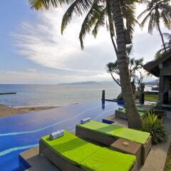Отель Bayshore Villas Candi Dasa Индонезия, Бали - отзывы, цены и фото номеров - забронировать отель Bayshore Villas Candi Dasa онлайн приотельная территория фото 2
