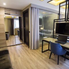 Отель Eden Garden Suites Сербия, Белград - отзывы, цены и фото номеров - забронировать отель Eden Garden Suites онлайн комната для гостей фото 2