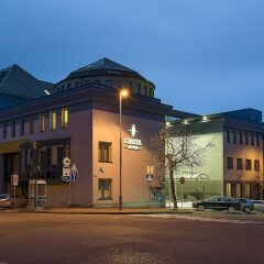 Отель Grata by Centrum Hotels Вильнюс вид на фасад