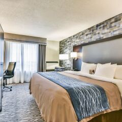 Отель Comfort Inn Montréal Aéroport Канада, Монреаль - отзывы, цены и фото номеров - забронировать отель Comfort Inn Montréal Aéroport онлайн комната для гостей фото 5