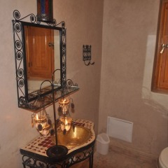 Отель Riad Porte Des 5 Jardins Марокко, Марракеш - отзывы, цены и фото номеров - забронировать отель Riad Porte Des 5 Jardins онлайн ванная фото 2