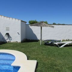 Отель Chalet Huerta 1 con piscina y paddle бассейн фото 2
